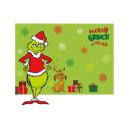 LINMOUA Christmas Placemats Christmas Decorations Party Holiday Home Decorations Christmas Dress Up Christmas Decor Gifts
LINMOUA Christmas Placemats Christmas Decorations Party Holiday Home Decorations Christmas Dress Up Christmas Decor Gifts