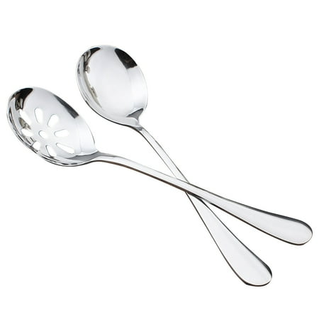 OUNONA 4 Pcs Stainless Steel Spoon Small Spoon and Colander Serving for Western Food (2 Pcs Small Spoon and 2 Pcs Colanders)
OUNONA 4 Pcs Stainless Steel Spoon Small Spoon and Colander Serving for Western Food (2 Pcs Small Spoon and 2 Pcs Colanders)