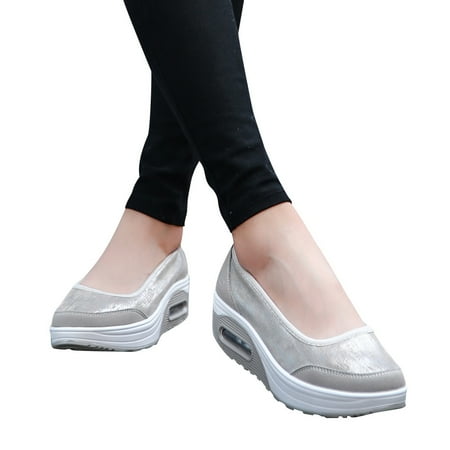 Aueoeo Fashion Women Air cushion Platform Shoes Shake Shoes Slip Sport Sneakers Clearance
Aueoeo Fashion Women Air cushion Platform Shoes Shake Shoes Slip Sport Sneakers Clearance