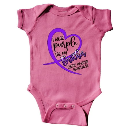 Inktastic I Wear Purple for my Brother- Cystic Fibrosis Awareness Gift Baby Boy or Baby Girl Bodysuit
Inktastic I Wear Purple for my Brother- Cystic Fibrosis Awareness Gift Baby Boy or Baby Girl Bodysuit
