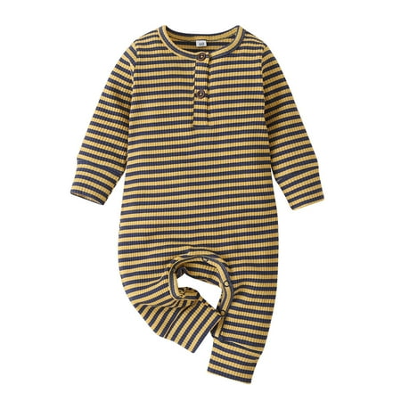 Fanvereka Newborn Unisex Baby Striped One Piece Romper Button Down Jumpsuit Sleepwear
Fanvereka Newborn Unisex Baby Striped One Piece Romper Button Down Jumpsuit Sleepwear