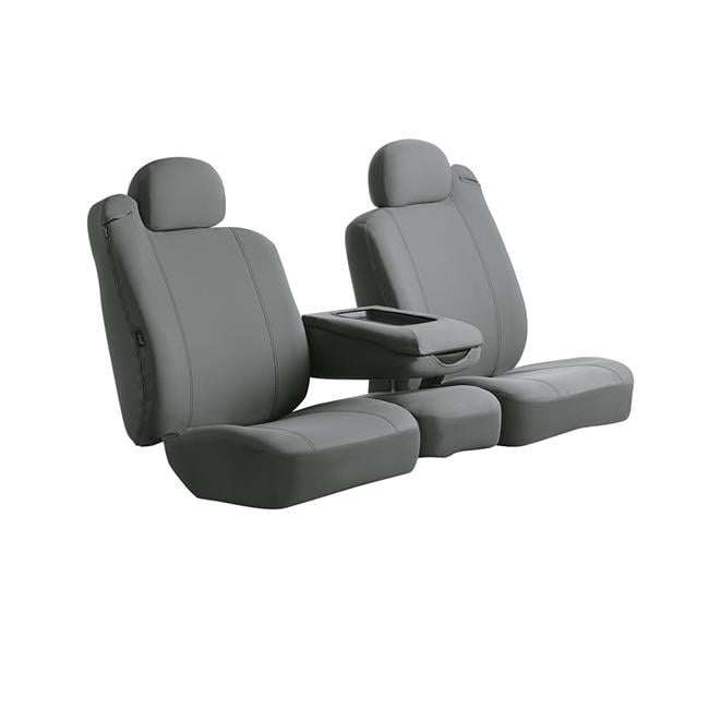 Covercraft SS2360PCCH Custom-Fit Front Bucket SeatSaver Seat Covers Charcoal Black Polycotton Fabric