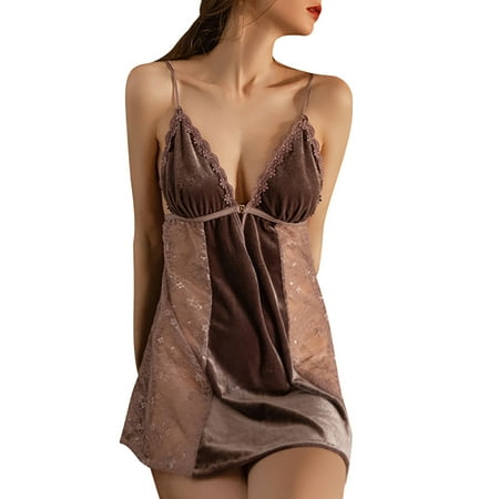 YDKZYMD Womens Multicolor Lingerie Sexy Deep V Neck Satin Sleepwear Deep V Neck Lace Chemise Lingerie Set 1 Piece
YDKZYMD Womens Multicolor Lingerie Sexy Deep V Neck Satin Sleepwear Deep V Neck Lace Chemise Lingerie Set 1 Piece