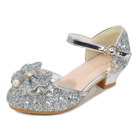 Girls Princess Shoes Glitter Pearl Bow Decor High Heels Dress Shoes For Wedding Party Dancing Performance
Girls Princess Shoes Glitter Pearl Bow Decor High Heels Dress Shoes For Wedding Party Dancing Performance