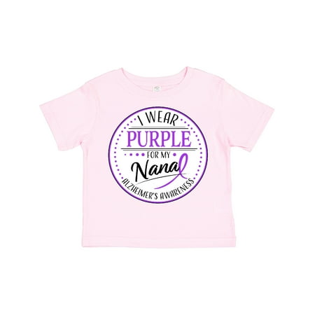 Inktastic I Wear Purple for My Nana- Alzheimers Awareness Gift Toddler Boy or Toddler Girl T-Shirt
Inktastic I Wear Purple for My Nana- Alzheimers Awareness Gift Toddler Boy or Toddler Girl T-Shirt