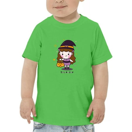 Cute Witch Girl W Handbag T-Shirt Toddler -Image by Shutterstock 2 Toddler
