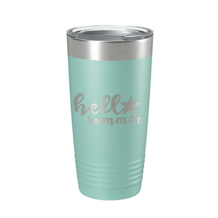 Hello Summer Tumbler Travel Mug Insulated Laser Engraved Coffee Cup 20 oz Teal
Hello Summer Tumbler Travel Mug Insulated Laser Engraved Coffee Cup 20 oz Teal