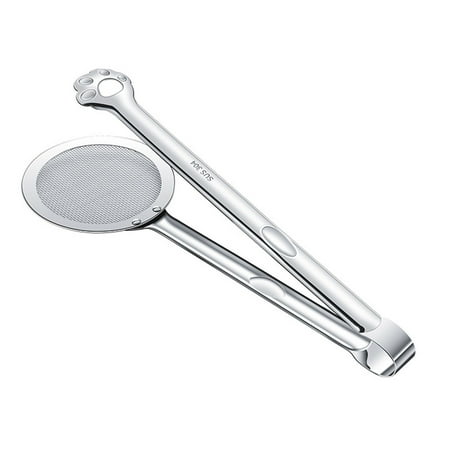 EVEXPLO Food Strainer Tongs Stainless Steel Filter Spoon With Clip for Food Filtering
EVEXPLO Food Strainer Tongs Stainless Steel Filter Spoon With Clip for Food Filtering
