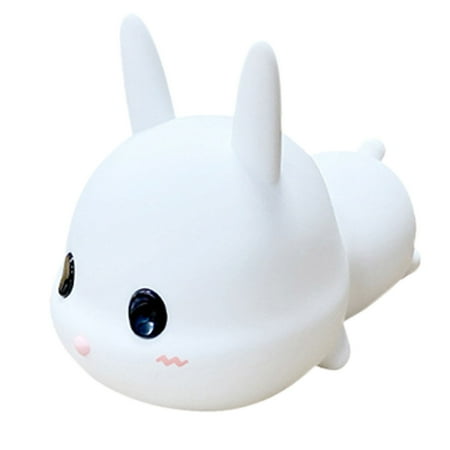 Small Night Light Nightlight Nightlight Cute Rabbit Pat Light LED Silicone Night Light White
Small Night Light Nightlight Nightlight Cute Rabbit Pat Light LED Silicone Night Light White