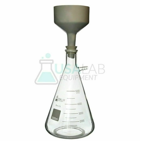 USA Lab 5000mL / 5L Filter Flask With 150mm Ceramic Buchner Funnel Kit - USAlab
USA Lab 5000mL / 5L Filter Flask With 150mm Ceramic Buchner Funnel Kit - USAlab