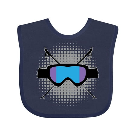 Inktastic Ski Mask Skiing Gift Gift Baby Boy or Baby Girl Bib