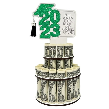 Xinwanna Money Holder Commemorative Easy to Collect Wooden 2023 Graduation Party Desktop Cash Clip Rack School Supplies (Green)
Xinwanna Money Holder Commemorative Easy to Collect Wooden 2023 Graduation Party Desktop Cash Clip Rack School Supplies (Green)