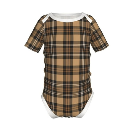 Coaee khaki coffee plaid for Soft Baby Short-Sleeve Bodysuit Baby Climbing Clothes Baby Girls Boys Bodysuit Romper-18 Months
Coaee khaki coffee plaid for Soft Baby Short-Sleeve Bodysuit Baby Climbing Clothes Baby Girls Boys Bodysuit Romper-18 Months