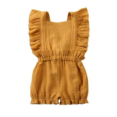 Jdefeg Baby Birthday Dress Toddler Baby Girls Rompers Ruffle Sleeve Solid Romper Jumpsuit Outfits Clothes Girl 12 Baby Layette Set Baby Layette Set Pink 110
Jdefeg Baby Birthday Dress Toddler Baby Girls Rompers Ruffle Sleeve Solid Romper Jumpsuit Outfits Clothes Girl 12 Baby Layette Set Baby Layette Set Pink 110