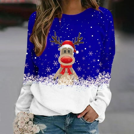 jsaierl Graphic Sweatshirts for Women Cartoon Printed Christmas Sweatshirt Crewneck Long Sleeve Plus Size Tops for Women Tunic Sweatshirts for Date Night
jsaierl Graphic Sweatshirts for Women Cartoon Printed Christmas Sweatshirt Crewneck Long Sleeve Plus Size Tops for Women Tunic Sweatshirts for Date Night