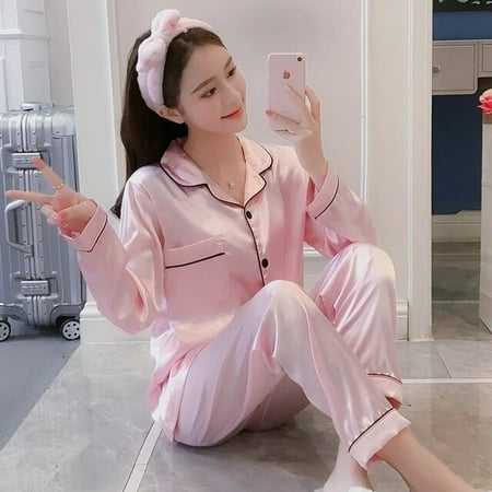 QWZNDZGR Pajamas For Women Summer Pyjamas Silk Pijama Suits Short sleeve Shorts Sleepwear Two-piece Satin Home Clothes Female Pajama Sets
QWZNDZGR Pajamas For Women Summer Pyjamas Silk Pijama Suits Short sleeve Shorts Sleepwear Two-piece Satin Home Clothes Female Pajama Sets