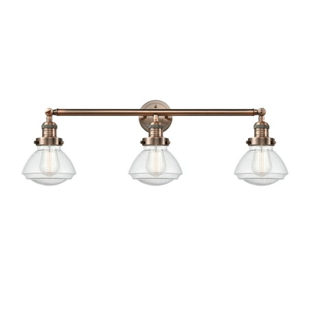 Innovations Lighting 205 Olean Olean 3 Light 31 Wide Bathroom Vanity Light - Copper
Innovations Lighting 205 Olean Olean 3 Light 31 Wide Bathroom Vanity Light - Copper