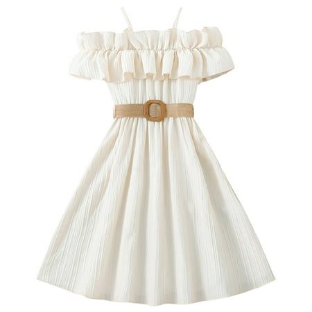 Little Kid Dresses Girls Sleeveless Solid Princess Dress Dance Party Dress Clothes Vacation Party Sundress For Child
Little Kid Dresses Girls Sleeveless Solid Princess Dress Dance Party Dress Clothes Vacation Party Sundress For Child