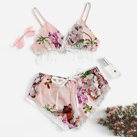 VKEKIEO Family Pajamas Matching Sets 2PCS Womens Sexy Lingerie Pajamas Shorts Set Lace Nightwear Printed Underwear
VKEKIEO Family Pajamas Matching Sets 2PCS Womens Sexy Lingerie Pajamas Shorts Set Lace Nightwear Printed Underwear