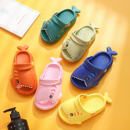 YIFU 1 Pair Beach Slippers Cartoon Shark Design Non-slip EVA Quick Dry Slippers for Kids
YIFU 1 Pair Beach Slippers Cartoon Shark Design Non-slip EVA Quick Dry Slippers for Kids