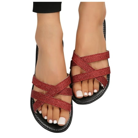 Blphud Women’S Slippers Slippers for Women Indoor Outdoor Women s Summer Fashion Open Toe Flat Bottom Slippers Casual Comfortable Beach Sandal Slippers Slides Wine 38
Blphud Women’S Slippers Slippers for Women Indoor Outdoor Women s Summer Fashion Open Toe Flat Bottom Slippers Casual Comfortable Beach Sandal Slippers Slides Wine 38