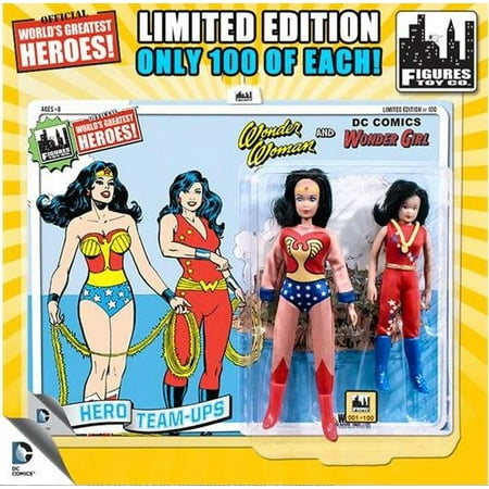 Wonder Woman & Wonder Girl Retro Action Figures DC