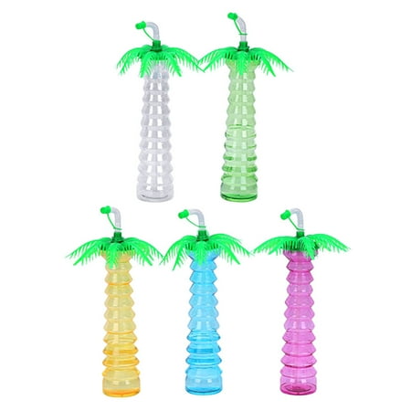 TOYMYTOY 5pcs Plastic Bottle Straw Cup Coconut Tree Bottle Water Bottle Juice Cup Party Table Setup Creative Water Cup
TOYMYTOY 5pcs Plastic Bottle Straw Cup Coconut Tree Bottle Water Bottle Juice Cup Party Table Setup Creative Water Cup