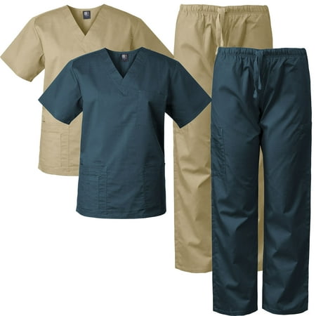 2-PACK Medgear Scrubs for Men and Women Scrubs Set Medical Uniform Scrubs Top and Pants
2-PACK Medgear Scrubs for Men and Women Scrubs Set Medical Uniform Scrubs Top and Pants