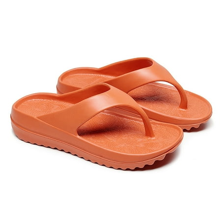 Cathalem Men s And Women s Summer Soft Soled Thick Soled Slope Heel Beach Slippers Deer Foam Home Slippers for Women Orange 6.5
Cathalem Men s And Women s Summer Soft Soled Thick Soled Slope Heel Beach Slippers Deer Foam Home Slippers for Women Orange 6.5