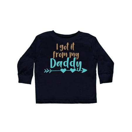 Inktastic I Got It From My Daddy Arrow Hearts - Blue Brown Gift Toddler Boy or Toddler Girl Long Sleeve T-Shirt
Inktastic I Got It From My Daddy Arrow Hearts - Blue Brown Gift Toddler Boy or Toddler Girl Long Sleeve T-Shirt