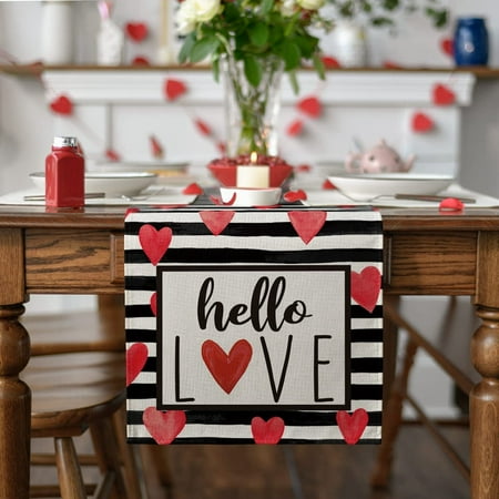 Corashan Room Decor Valentine s Day Table Runner Merry Tablecloth Holiday Table Decorations Home Decor
Corashan Room Decor Valentine s Day Table Runner Merry Tablecloth Holiday Table Decorations Home Decor