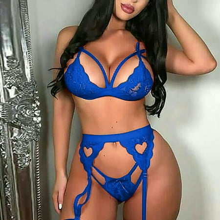 Lingerie Women for Ladies Lingerie Lace Strap Garter Belt Fashion Lingerie Set Blue
Lingerie Women for Ladies Lingerie Lace Strap Garter Belt Fashion Lingerie Set Blue