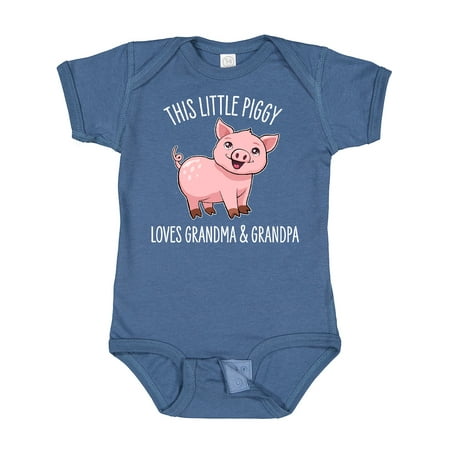 Inktastic This Little Piggy Loves Grandma and Grandpa- Cute Gift Baby Boy or Baby Girl Bodysuit
Inktastic This Little Piggy Loves Grandma and Grandpa- Cute Gift Baby Boy or Baby Girl Bodysuit