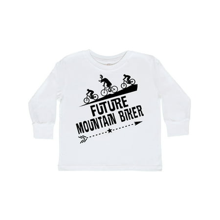 Inktastic Mountain Biking Funny Future Biker Gift Toddler Boy or Toddler Girl Long Sleeve T-Shirt 
Inktastic Mountain Biking Funny Future Biker Gift Toddler Boy or Toddler Girl Long Sleeve T-Shirt