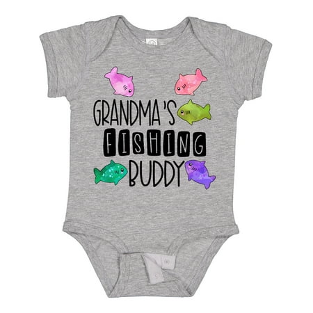 Inktastic Grandma s Fishing Buddy with Colorful Fish Boys or Girls Baby Bodysuit
Inktastic Grandma s Fishing Buddy with Colorful Fish Boys or Girls Baby Bodysuit