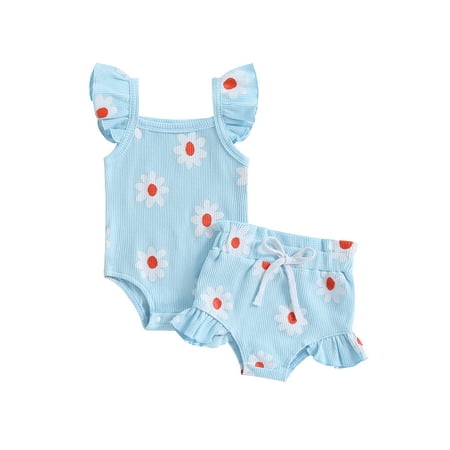 Bagilaanoe 2pcs Newborn Baby Girl Short Pants Set Flying Sleeve Floral Print Rompers Tops + Shorts 6M 12M 18M 24M Infant Casual Summer Outfits
Bagilaanoe 2pcs Newborn Baby Girl Short Pants Set Flying Sleeve Floral Print Rompers Tops + Shorts 6M 12M 18M 24M Infant Casual Summer Outfits