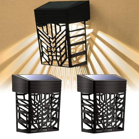 Solar Wall Lights Outdoor -2 Pack Solar Fence Lights Auto On/Off Solar Wall Lights with Dual Light Mode Waterproof Solar Deck Lights Lighting Decorative Garden Lights for Fence Backyard Garden Patio
Solar Wall Lights Outdoor -2 Pack Solar Fence Lights Auto On/Off Solar Wall Lights with Dual Light Mode Waterproof Solar Deck Lights Lighting Decorative Garden Lights for Fence Backyard Garden Patio