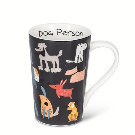 Abbott Collections AB-27-PET-DP-MUG-042 4.5 in. Dog Person Mug Dark Grey