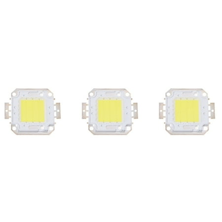 3X 30W White LED IC Outdoor Flood Light Lamp Bulb Beads Chip DIY 2200LM
