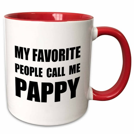 3dRose My Favorite People Call Me Pappy - fun black text design for grandpa - Two Tone Red Mug 11-ounce
3dRose My Favorite People Call Me Pappy - fun black text design for grandpa - Two Tone Red Mug 11-ounce