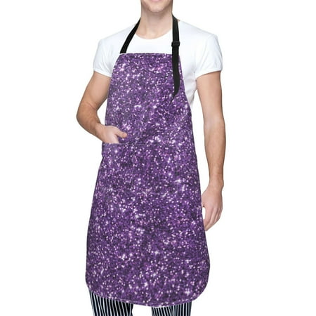 Cauagu Purple Glitter Aprons with Pockets Waterproof Apron for Women Kitchen Cooking Apron Adjustable Bib Aprons Chef Apron for Cooking Drawing Crafting
Cauagu Purple Glitter Aprons with Pockets Waterproof Apron for Women Kitchen Cooking Apron Adjustable Bib Aprons Chef Apron for Cooking Drawing Crafting