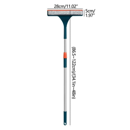 Egmy Double-sided Window Cleaning Brush Telescopic Rod Glass Wiper Household Window Scraping Window Scraper Tool
Egmy Double-sided Window Cleaning Brush Telescopic Rod Glass Wiper Household Window Scraping Window Scraper Tool