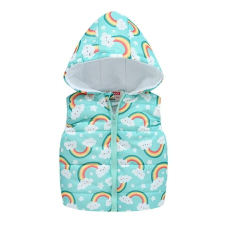 Odeerbi Kids Puffer Vest Toddler Winter Warm Down Hooded Vests Coats Baby Boys Girls Cute Pattern Printed Zipper Jackets Outwear Green
Odeerbi Kids Puffer Vest Toddler Winter Warm Down Hooded Vests Coats Baby Boys Girls Cute Pattern Printed Zipper Jackets Outwear Green