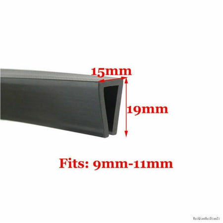 New Rubber U Channel Edging Trim Seal 0.5~13Mm Edge Protection