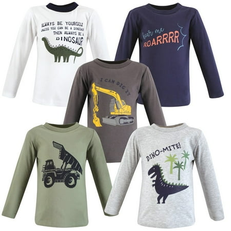 Hudson Baby Infant and Toddler Boy Long Sleeve T-Shirts Construction Dino 2 Toddler
Hudson Baby Infant and Toddler Boy Long Sleeve T-Shirts Construction Dino 2 Toddler
