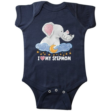 Inktastic I Love My Stepmom Cute Elephants with Moon and Stars Gift Baby Boy or Baby Girl Bodysuit
Inktastic I Love My Stepmom Cute Elephants with Moon and Stars Gift Baby Boy or Baby Girl Bodysuit