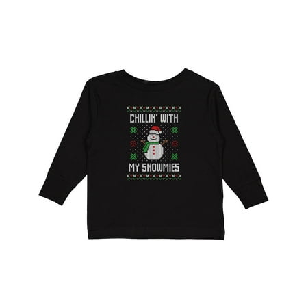 Inktastic Chillin with My Snowmies Sweater Style Snowman Boys or Girls Long Sleeve Toddler T-Shirt
Inktastic Chillin with My Snowmies Sweater Style Snowman Boys or Girls Long Sleeve Toddler T-Shirt