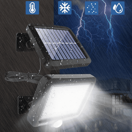 Solar Outdoor Lights - 56 LEDs Solar Security Light IP65 Waterproof Led Lights Super Bright Solar Wall Lights
Solar Outdoor Lights - 56 LEDs Solar Security Light IP65 Waterproof Led Lights Super Bright Solar Wall Lights