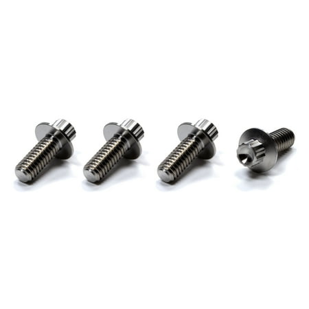 Fuel Tank Bolts Titanium 4pcs 12 Point Heads