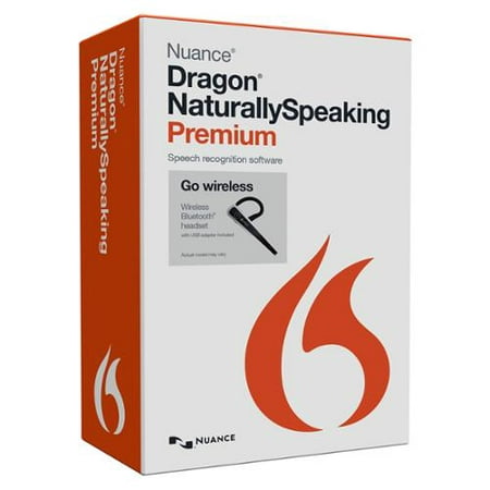 Nuance Naturallyspeaking V.13.0 Premium Wireless Edition With Bluetooth Headset - Box Pack - 1 User - Voice Recognition - Dvd-rom - Pc - English (k609b-ln9-13-0)